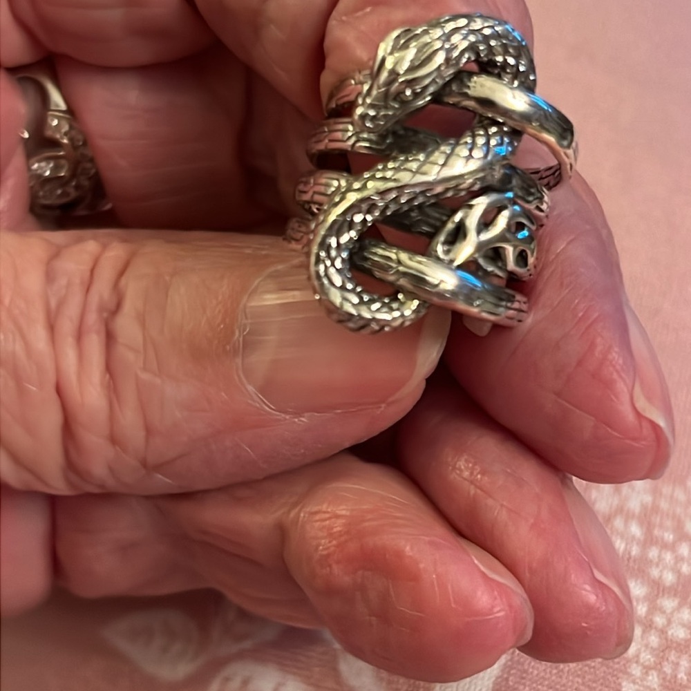 Silver Snake Ring - Picture 3 of 5